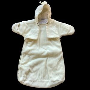Vintage 50’s Buntikins Winter Snowsuit Bunting Yellow Newborn/0-3mos